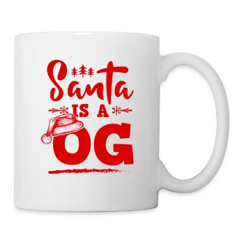 Le Père Noël est un OG - Mug blanc - blanc - Droite