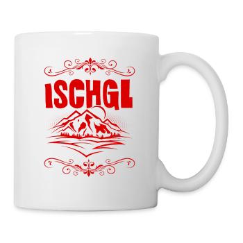 Ischgl Alpen Österreich - Tasse - Weiß - Rechts