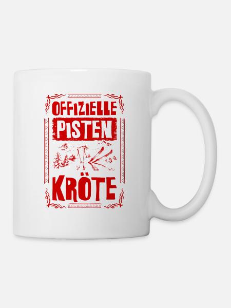 Ofizielle Pisten Kröte - Tasse - Weiß