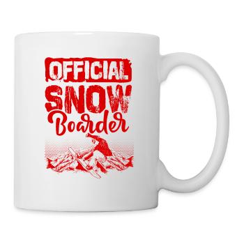 Official Snowboarder - Tasse - Weiß - Rechts