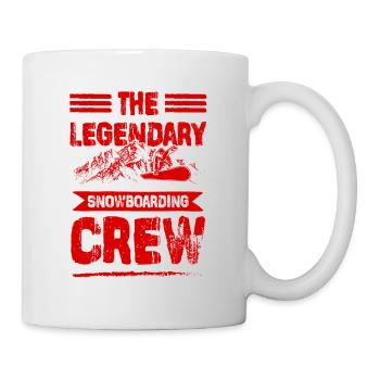 Legendary Snowboarding crew - Tasse - Weiß - Rechts