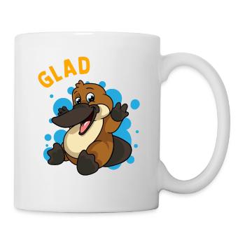 Platypus Humor Gladypus Glad to Be a Cute Platypus - Mug - white - Right
