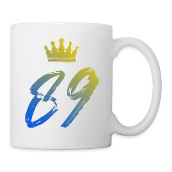 89 Number crown - Mug - white - Right
