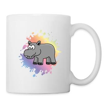 Hippo Comic Animal - Mug - white - Right