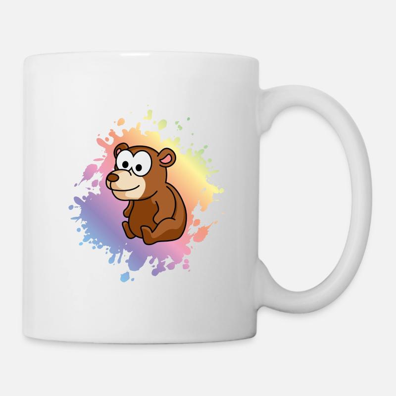 Bär Comic - Tasse - Weiß
