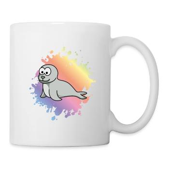 Robbe Tier Comic - Mug - white - Right