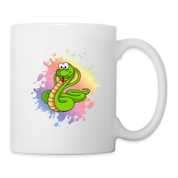 Snake Cobra Comic Animal - Mug - white - Right