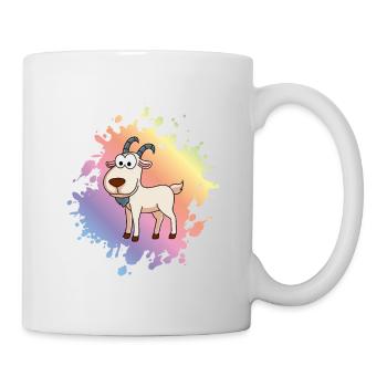 Mountain Goat Comic Animal - Mug - white - Right