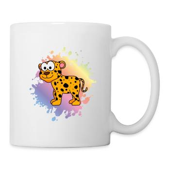 Leopard Comic Animal - Mug - white - Right