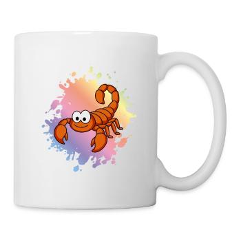 Scorpion Comic Animal - Mug blanc - blanc - Droite