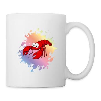 Homard Comic Animal - Mug blanc - blanc - Droite