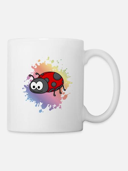 Coccinelle Comic Animal - Mug blanc - blanc