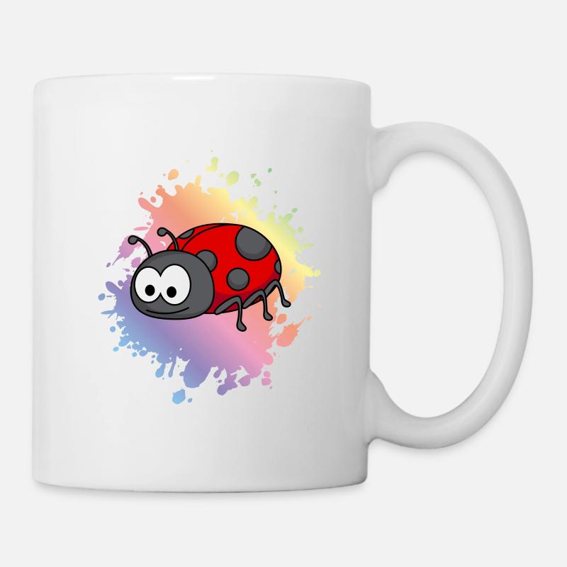 Coccinelle Comic Animal - Mug blanc - blanc