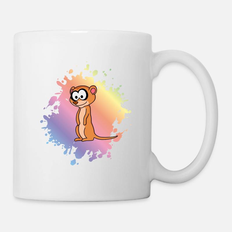 Suricate Comic Animal - Mug blanc - blanc
