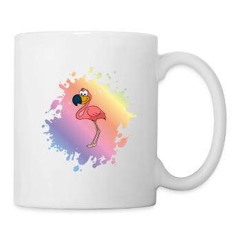 Flamingo Comic Animal - Mug - white - Right