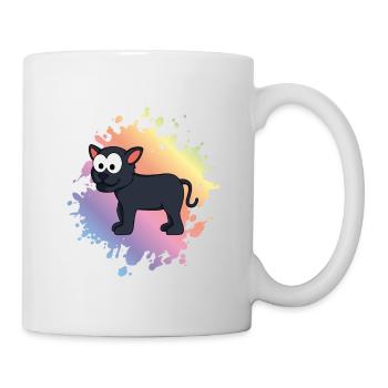 Panther Comic Animal - Mug blanc - blanc - Droite