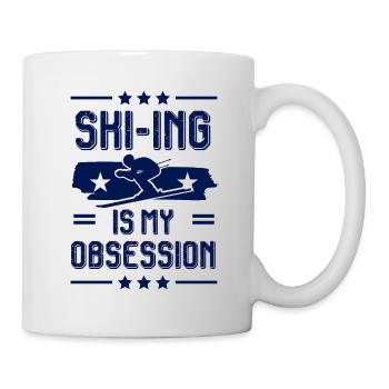 Ski Skiing - Mug - white - Right