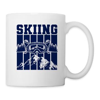 Ski Skiing - Mug - white - Right