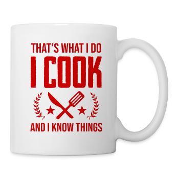 kochen koch - Tasse - Weiß - Rechts
