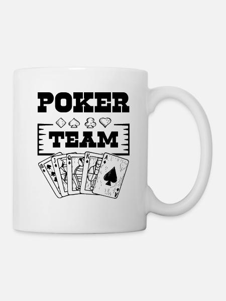 Poker Team - Tasse - Weiß