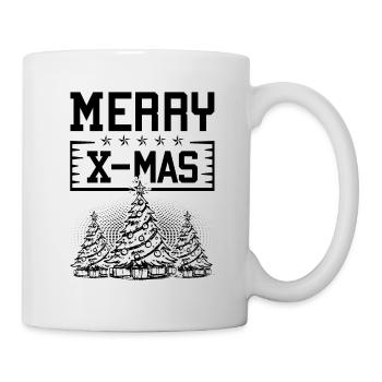 Merry X-Mas - Tasse - Weiß - Rechts
