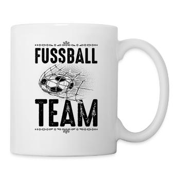 Fussball Team - Tasse - Weiß - Rechts