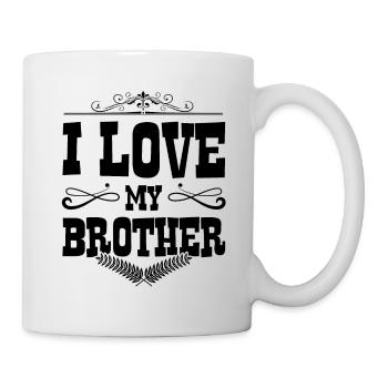 I Love my Brother - Mug - white - Right