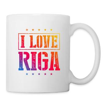 I Love Riga - Mug - white - Right