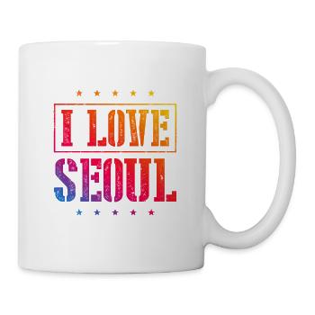 J’adore Séoul - Mug blanc - blanc - Droite