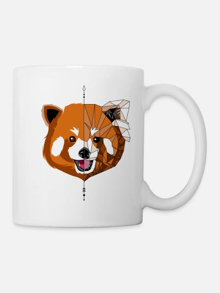 Panda roux stylé - Mug blanc - blanc
