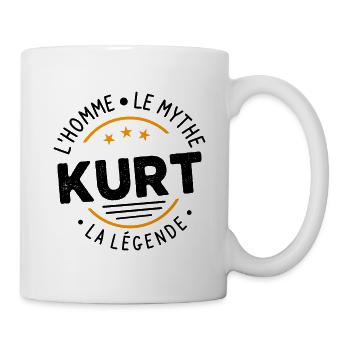 Kurt The Man The Myth The Legend - Mug - white - Right