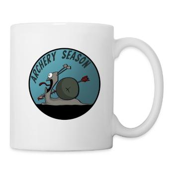 ARCHERY SEASON, funny pictures, cartoon stickers - Mug - white - Right