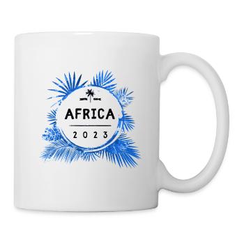 Afrika 2023 Bunt - Tasse - Weiß - Rechts