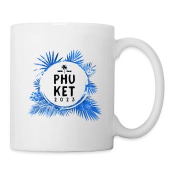 Phuket 2023 Bunt - Tasse - Weiß - Rechts