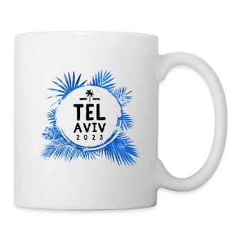 Tel Aviv 2023 coloré - Mug blanc - blanc - Droite