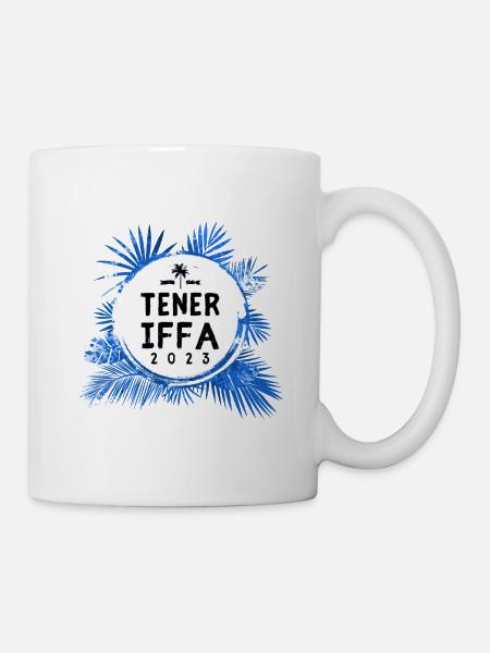 Teneriffa 2023 Bunt - Tasse - Weiß