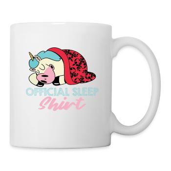Chemise de nuit officielle Licorne - Chemise de nuit Licorne - Mug blanc - blanc - Droite