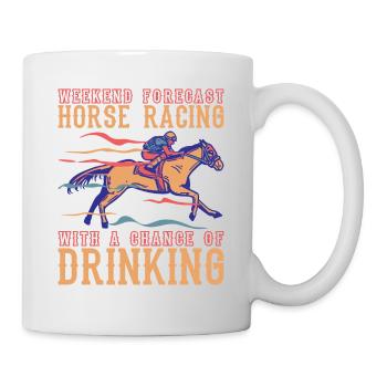 Horse Racing - Horse Sayings - Horse Rider - Mug - white - Right