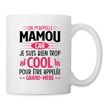 On m'appelle mamou - Mug blanc - blanc - Droite