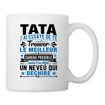 Tata j'ai essayé de te trouver le meilleur cadeau - Mug blanc - blanc - Droite