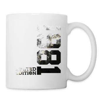 45TH BIRTHDAY 45 YEARS LIMITED EDITION 1981 - Mug - white - Right