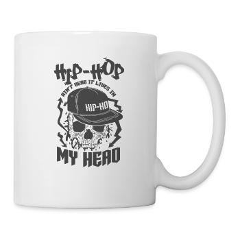 Ain't dead it Lives in my Head Hip Hop Rap - Mug - white - Right