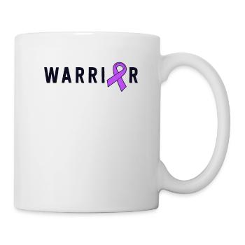 Alzheimers Warrior Dementia Support Purple Ribbon - Mug - white - Right
