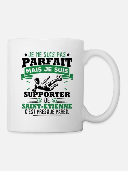 Je suis supporter de Saint Étienne - Mug blanc - blanc