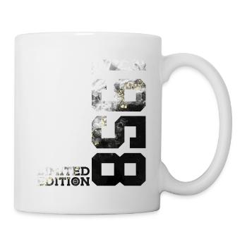 68. GEBURTSTAG 68 JAHRE LIMITED EDITION 1958 - Tasse - Weiß - Rechts