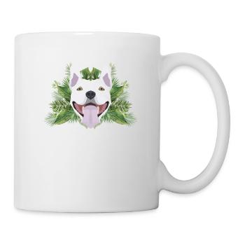 Tropical Bullterrier - Tasse - Weiß - Rechts
