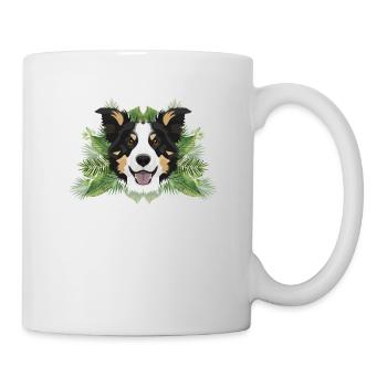 Tropical Border Collie - Mug blanc - blanc - Droite