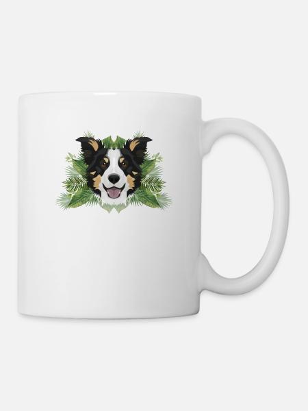 Tropical Border Collie - Tasse - Weiß