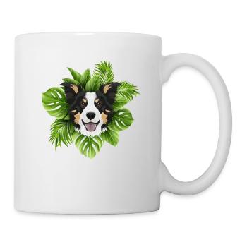 Tropical Border Collie - Mug blanc - blanc - Droite