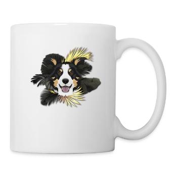 Golden Dog Border Collie - Mug - white - Right
